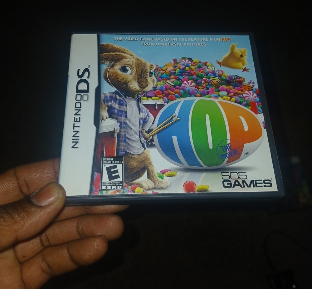 Nintendo DS Bright Multicolor HOP Logo Game Case